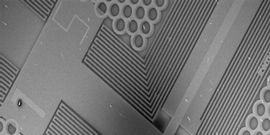 Freistehende Y-stabilisierte Barium-Zirkonat-Titanat Membran mit integrierten Heizelementen