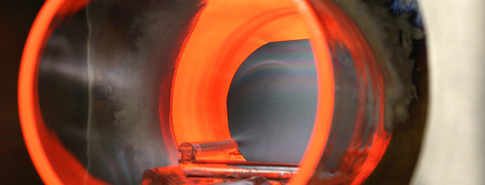 Wafer in horizontal furnace Picture "Wafer in Horizontal Furnace"