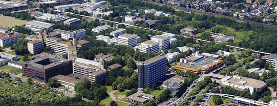 Luftaufnahme vom Campus Nord
